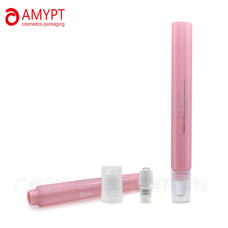 หลอดพลาสติกนวดด้วยหลอดบรรจุภัณฑ์ Applicator ลูกลูกกลิ้งเดี่ยว